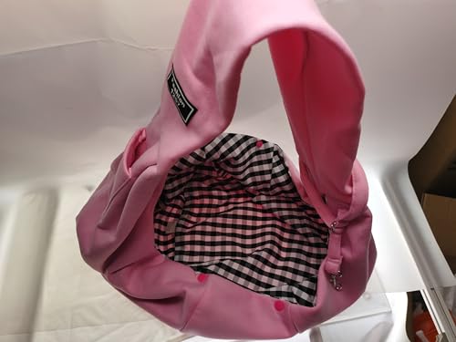 CYBERNOVA Small Pet Dog Cat Sling Carrier for 3-15lbs, with Pocket,Hand-Free Pet Bag Dog Cat Puppy Carry Bag for Travel and Walking Outdoor (Pink) - color: pink