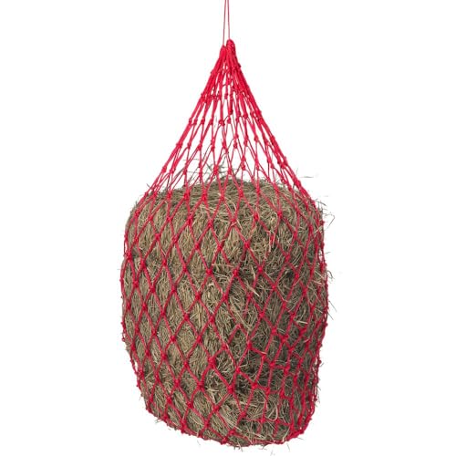 Tough1 Slow Feed Hay Net - Red - color: Red