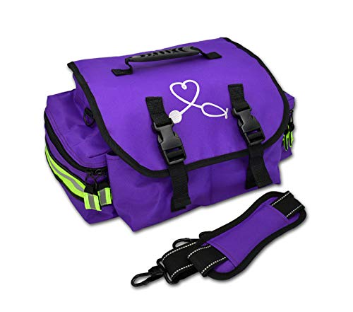 Lightning X Products Small EMT Medic First Responder Trauma EMS Jump Bag With Dividers - Purple - color: Puple