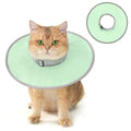 Avont Lightweight Waterproof Foldable Cone, Soft E-Collar - L Green | Neck up to 14.6", Width 4.7". Foldable soft cone for cats & small dogs, stops licking, waterproof, easy clean - color: Green, size: L