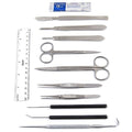 Stainless Steel Dissection Kit for Biology Lab & Anatomy - Scalpel Knife Set for Medical & Veterinary Students, KIT5-12 Pcs - style: KIT5 - 12 Pcs