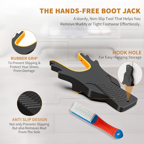 Boot Jack,Boot Remover for Cowboy Boots,Boot Puller for Waders and Work Boots - color: Blue