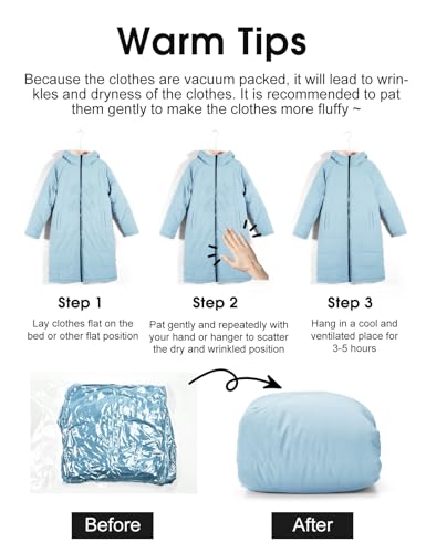 Women Winter Coats Fleece Long Coats Jackets Oversized Warm Down Jacket with Hood - color: Blue, size: XX-Large