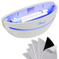 Awoco LED 5W Wall Mount Sconce Sticky Fly Trap Lamp for Capturing Flying Insects, Flies, Mosquitoes, and Moths (Fly Trap + 6 Glue Boards) - size: Fly Trap Combo