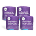 Zogics Antibacterial Disinfecting Wipes, 4 Rolls, 3,200 Count | Kills 99.9% of germs in 15 seconds, for hard nonporous surfaces, countertops, door handles and equipment - size: 1 Count (Pack of 4)