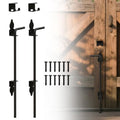 36" Heavy Duty Cane Bolts for Gates with Black Rustproof Powder Upgraded Hardware Gate Drop Rod for Wood PVC Vinyl Fences Gates, Double Doors-2 Pack - size: 36 Inch-2pack