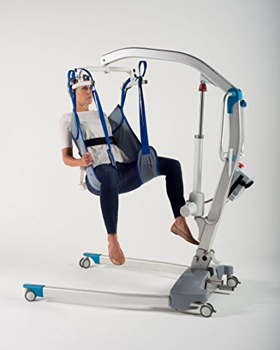 Patient Aid Toileting Sling for Hoyer Patient Lifts, Padded Hoyer Sling | 120-215 lb Capacity | Full-Body Hoist & Lower Back Support | With Lifting Straps For Toileting & Transfers - size: Medium
