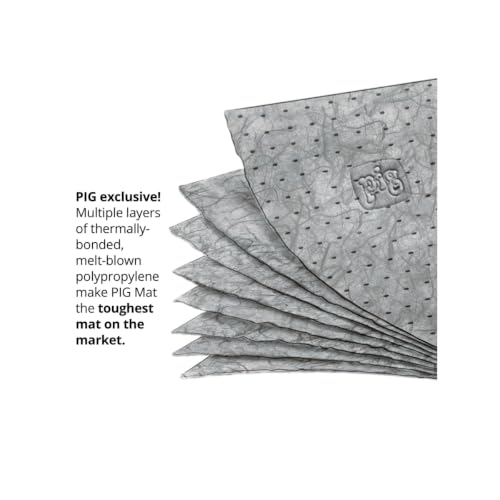 New Pig 25201 15 in. x 50 ft. Universal Light-Weight Absorbent PIG Mat Roll
