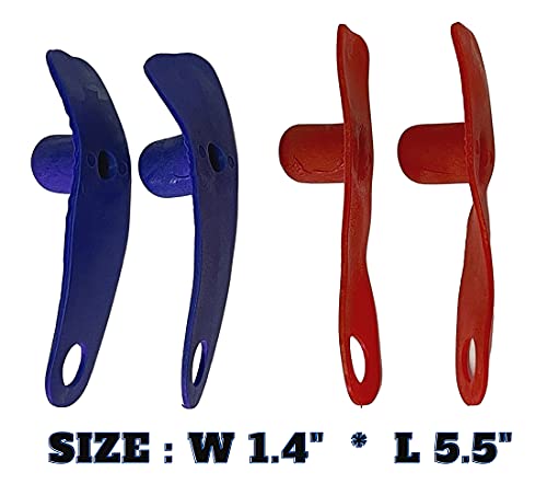 A.D.P. R1 Rooster Booster Protection Chicken Mitt Safety Poultry Bird Botas para GALLOS BREEDING Supplies 2 Pairs Color Blue & Red, Leg Protect & Care, Best Rubber - color: Red & Blue R1