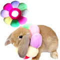 Rabbit Cat Cone Collar Soft,Adjustable Cat Recovery Wound Healing Accessory,Cats Cones to Stop Licking,for Chinchilla,Guinea Pigs,Bunny,Kitten Donuts Collar After Surgery(Small) - size: Small