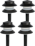 Paradise Plastic Path Stake Light (Black, 4 Pack) - size: 4 Pack