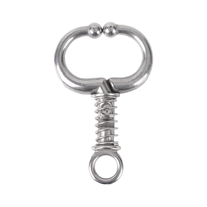 Longtor Bull Nose Ring, Carbon Steel, Rustproof, Secure Lock (2.20″) | Heavy duty for cattle/livestock. Easy insert & secure lock. Rustproof steel. Farmer/vet essential. - size: 2.20″