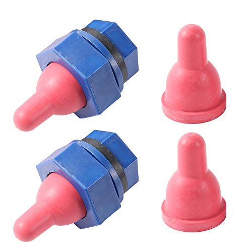 2Pcs Sheep Lamb Pacifier Fixed Base with 4 Pc Pacifier | Sheep Goat Animal Teats Lamb Pacifier ,Pet Feeding Bucket Teats Lamb Feeder with Fixed Base for Farm Animal Pet - size: Style 2
