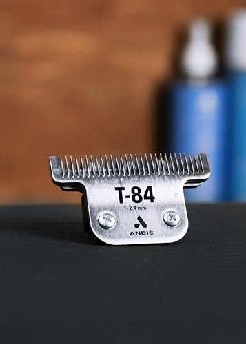 Andis 21641 UltraEdge Detachable Blade, Size T-84, 3/32in Cut | Carbon steel for precision trimming, fits AG, AGC, BG, DBLC, MBG & SMC andis clipper blades - style: T-84 Blade (Pack of 1)