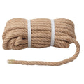 Natural Jute Rope, Heavy Duty Thick Rope, 1/2 in x 50 ft | For indoor and outdoor crafts, nautical rope decor, railings, hammocks, swings, gardening and tug of war - size: 1/2 in x 50 ft