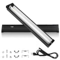 UVB Light for Reptiles Bearded Dragon, T5 UVB Reptile Light Fixture HO UVB Bulb Lighting Combo Kit 10.0 24W UVA UVB Reptile Light Bulb Terrarium Lamp Tube Bar for Snake Gecko Turtle Lizard, 22 Inch - size: T5-22Inch
