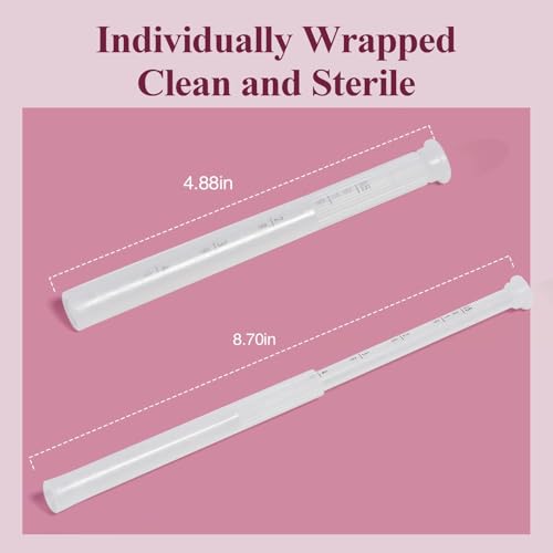 Dizzily 20 Packs Disposable Vaginial Cream Applicators - Fits Suppository, Creams and Most OTC Gels, Individually Wrapped Feminine Care Applicator with Dosage Markings