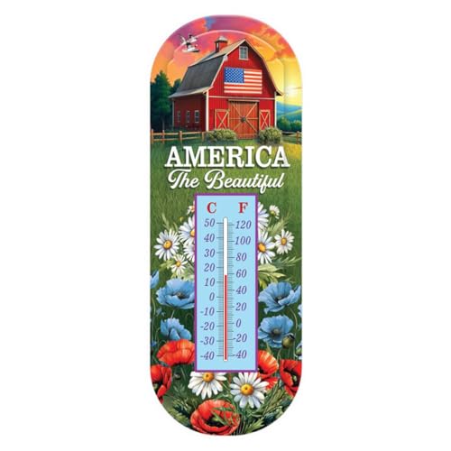 Metal Thermometer by American Barn