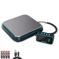 GRAM PRES Digital Shipping Scale, 86 lbs/0.1oz Highly Accurate Postal Scale | for packages with Hold/Tare/Separate LCD Display，Stainless Steel Postage Scale，Package Scale for Small Business, Mail Scale