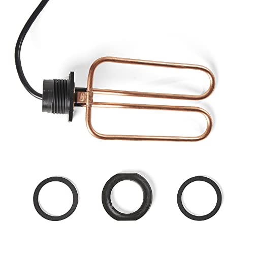 Farm Innovators DPH-15 Outdoor Water Tank Heaters Livestock Stock Tank Drain Plug Water De-Icer Designed for Rubbermaid Tanks, 2 Pack - size: 2 Pack