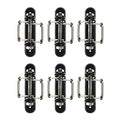 Electric Fence Tape Corner/Ends Insulator with Buckles, 6 Pack | Wood Post Tape Connector, With Screw, For Polytape up to 40mm