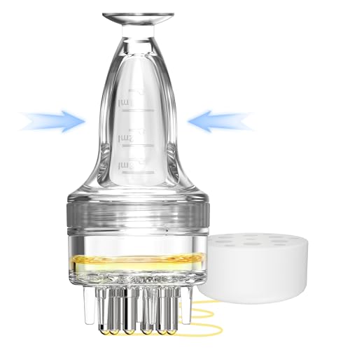 Minoxidil Applicator, Quick Efficient Apply No Messy Hair Serum Applicator | Small Minoxidil Applicator Tool, Hair Applicator Bottle Minoxidil Brush Scalp Applicator Comb Dedicated to Minoxidil - style: Style NNL-A