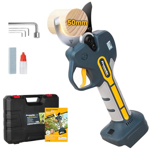 50mm/2" Heavy-Duty Electric Pruning Shears Tool Only | Professional Secateurs Compatible With Makita 18V Batteries, Brushless Power for Large Branches & Commercial Pruning - style: PR-E50-Body