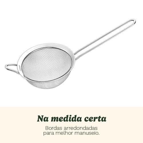 Cuisinart Mesh Strainers, Stainless Steel, Dishwasher Safe, 3-Count | Fine mesh kitchen strainers in 3 sizes, can be used as a pasta strainer, rice strainer, spaghetti strainer, CTG-00-3MS