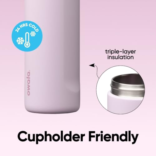 Owala FreeSip Stainless Steel Water Bottle 24 oz Lilac You A lot - color: Lilac You A Lot, size: 24 Ounces