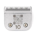 Fresh 10 Dog Grooming Blade, 1/16" (1.5mm) Cut, Fits Andis, Oster, Wahl A5 Detachable Clippers, High-Carbon Steel with Chrome Coating, Sharp & Durable Blade for at-Home or Professional Pet Grooming - size: 10