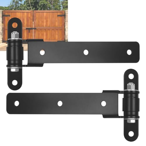Heavy Duty Upgraded Sealed Bearing Gate Hinges Bolt or Weld on Hinge for Outdoor Large Heavy Driveway Gates Up to 1000 Lbs,13 Inch T-Strap Door Hinges, 1 Pack No Screws