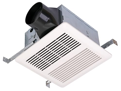 KAZE APPLIANCE SNP100 | 100 CFM | 0.8 Sone | Energy Star Certified | No Attic Access Required | Bathroom Ventilation Exhaust Extractor Fan | 100 CFM, 0.8 Sone, Energy Star Certified, No Attic Access Required - size: 100 CFM, 0.8 Sone, Standard