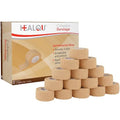 HEALQU Self Adhesive Bandage Wrap – Cohesive Tape for Athletic & Sports - 1" x 5 Yard Self Adherent Medical Tape, Flexible, Waterproof Elastic Bandages for Wrist & Ankle Vet Wrap for Dogs (Box of 12) - size: 1" Box of 12