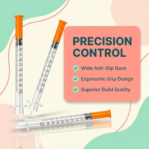 0.5ml/cc 31G 5/16" (8mm), Individually Wrapped Lab Syrings, Box of 100 - size: 0.5ml 31G 5/16 Inch