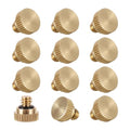 Brass Misting Nozzle Plug 12pc Heavy Duty 10/24 Screw Thread Misting Nozzle Plug for Raised Garden Bed Backyard Outdoor Cooling System | 10/24 Screw Thread Misting Nozzle Plug for Raised Garden Bed Backyard Outdoor Cooling System - size: 12pc-brass mistin