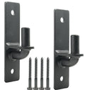 Wall Mount Gate Hinge, Sturdy Fence Gate Hinges Fence Post Chain Link Gate Hinge. 2 Pack Black Sturdy Wall Mount Gate Hinges with 5/8 Hinge Pin - color: Black（2）