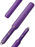 18 inch Riding Crop,Leather Paddle,Super Durable Rug Paddles,Equestrian Crops - color: Purple
