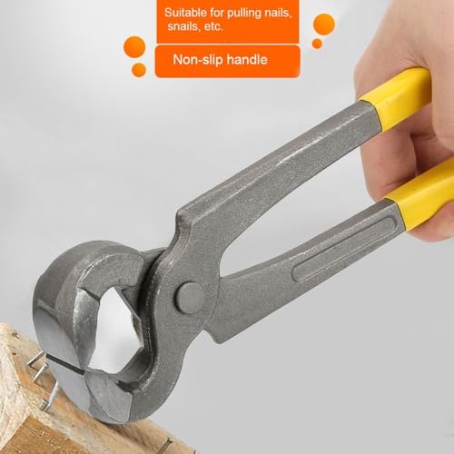 10in/12in Hoof Nipper Trimmer, Nail Puller Pliers, Farrier Tool, End Cutting Pliers, for Foals Goats Sheep, Home Woodworking(12 inches) - size: 12 inches