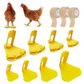 8 PCS Chicken Leg Splint & Adjustable Poultry Leg Brace with Toe Separator, Veterinary-Grade Splint Clamp, Treats Broken Feet, Curled Toes, Bumblefoot, Osteoarthritis in All Growth Stages