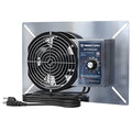 Abestorm 260CFM Crawl Space Ventilation Fan, IP-55 Rated Commercial Stainless Steel Vent Fan with Humidistat & Thermostat, 6.7 Inch Ventilator with Isolation Mesh for Crawlspace, Basement, Garage | Stainless Steel Vent Fan smart Digital Panel, Temperature