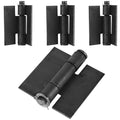 Weld On Hinges Extra Heavy Duty 4.4" x 4" Weldable Metal Butterfly Hinges Solid Steel Welding Butt Hinge Thickness 5mm for Heavy Metal Farm Garage Trailer Gates & Doors - 4 Pcs