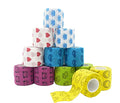 Stmandy Vet Tape wrap, wrap Bandage 2 inch 12 Rolls,Adhesive wrap Bandage for The Person or The Pets (cat,Dogs,Horse and Other Animal) who was injure or Have Wounds (Cartoon 12pcs) - size: 12rolls*2 Inch