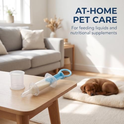 1Pc Blue Pet Medicine Feeder Liquid Oral Syringe Milk Nursing Bottles Syringe Soft Tip Plastic Pet Medical Feeding Tool for Dog Puppy Cat, Kitten Nursing Supplies