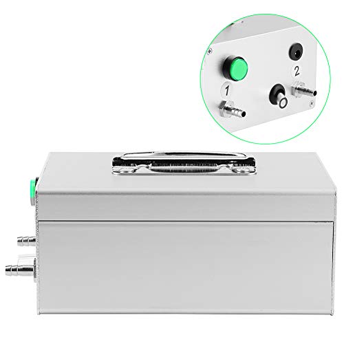 Fockety Milking Vacuum Pump for Goats, 48W 12V Portable Large Suction Pneumatic Pulsator Electric Milking Machine VacuumPump Milker Automatic Livestock Milking Equipment for Donkey Sheep Cow Horse(US)