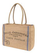 KAF Home Jute Market Tote Bag with Handles (Bell Jardinere) - color: Bell Jardinere