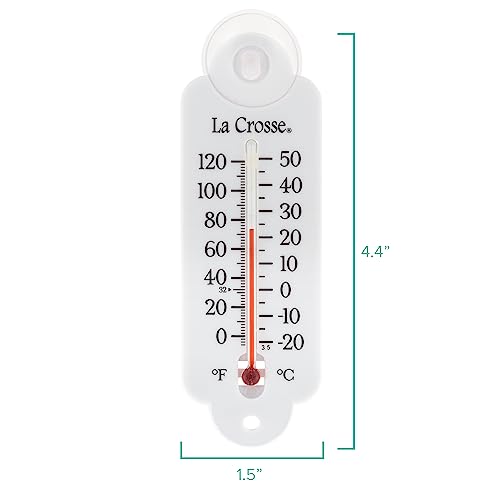 La Crosse 204-111 4.40-inch Small Tube Analog Thermometer
