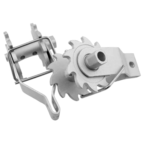 Inline Wire Tensioner Steel Clip Lock Wire Ratchet Tensioner Electric Fence Strainer For Most Farm Fence Settings, etc. (120mm*2mm) 2pcs