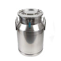 0.04 inch Thickened Stainless Steel Milk Can Large Liquid Container Storage,Stainless Steel Milk Bucket With Sealing Lid and Carry Handle,for Wine, Oil Storage Transport (30L/8 Gal) - size: 30L/8 Gal