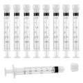 3mL Syringes without Needle, Sterile, Individually Wrapped | Luer Lock Syringe with Cap, Accurate Liquid Measurement for Lab Use and Home Care, 10 Pack - style: 3ML