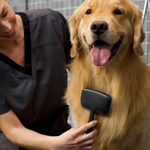Tweezerman Slicker Brush for Pets-Grooming Brush with Coated Bristles